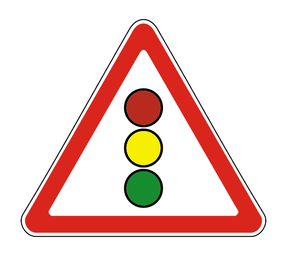 Знак 1.8 «Светофорное регулирование»