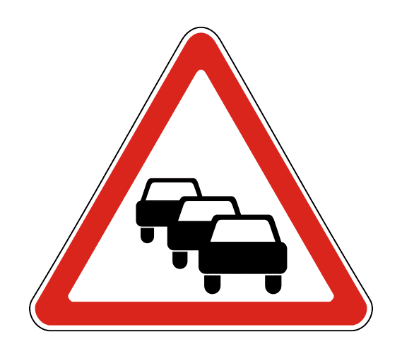 Знак 1.32 «Затор»