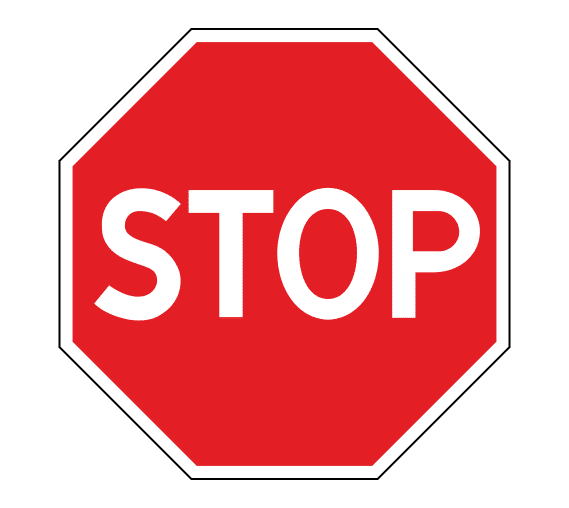 Знак 2.5 «Движение без остановки запрещено»