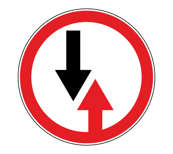 Знак 2.6 «Преимущество встречного движения»