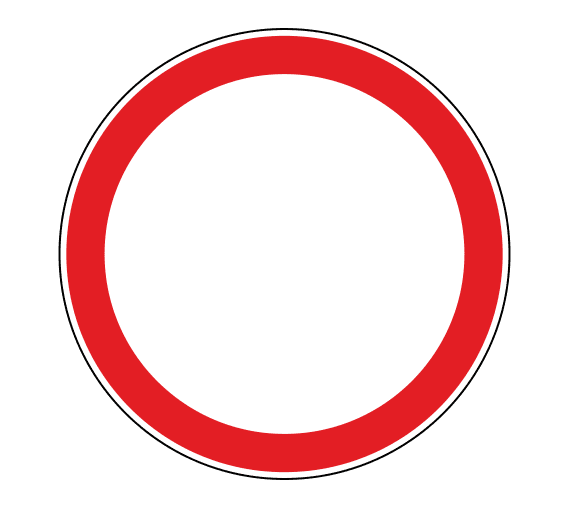 Знак 3.2 «Движение запрещено»