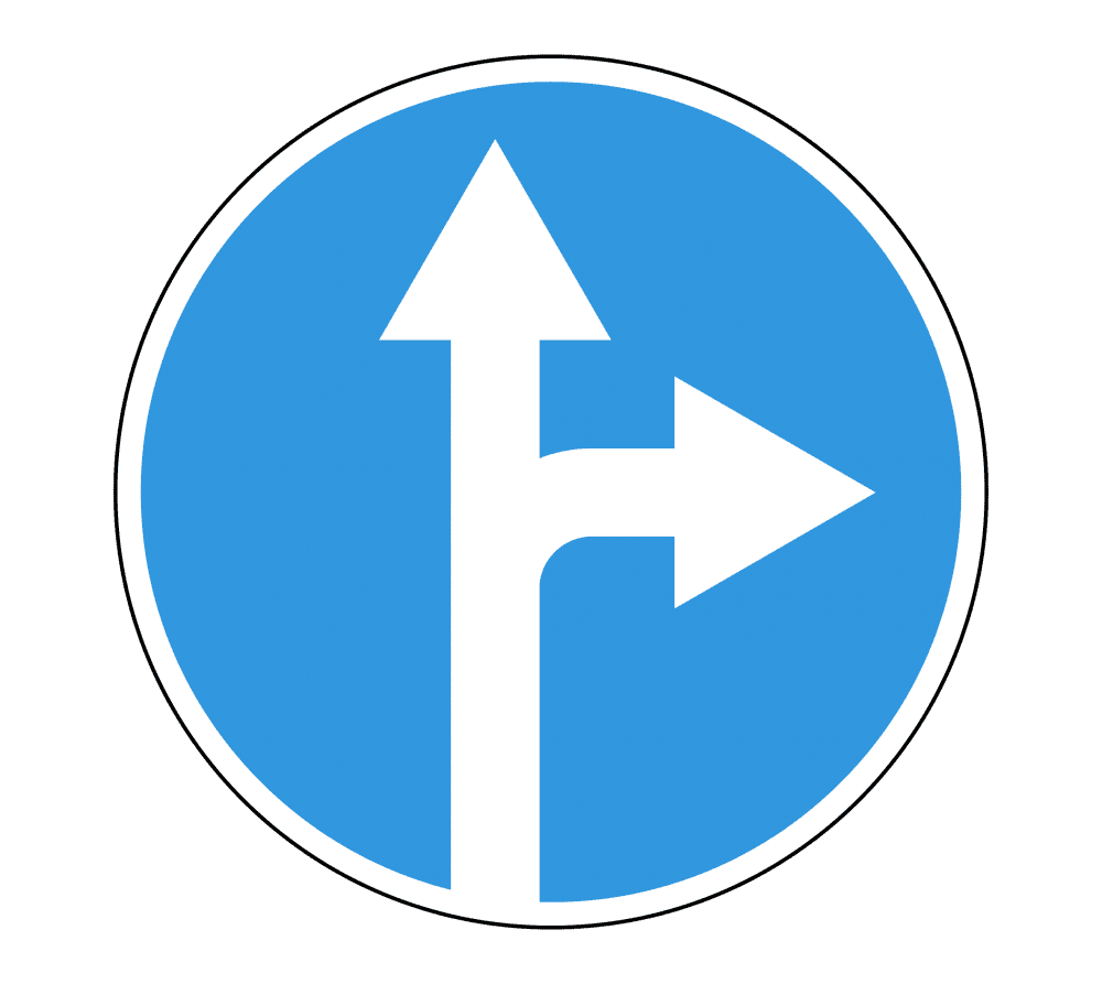 Знак 4.1.3 «Движение налево»