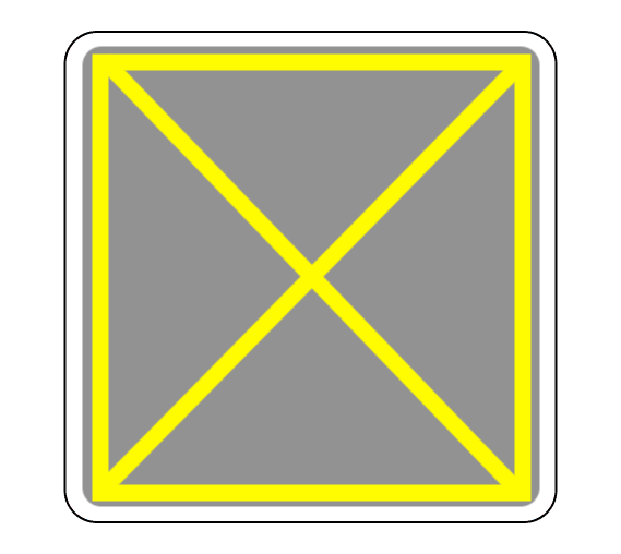 Знак 1.35 «Участок перекрестка»