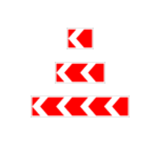 Знак 1.34.2 «Направление поворота»